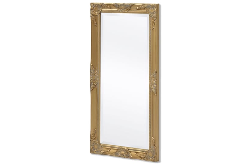 Väggspegel i barockstil 100x50 cm guld - Guld - Inredning & dekor - Speglar - Väggspegel