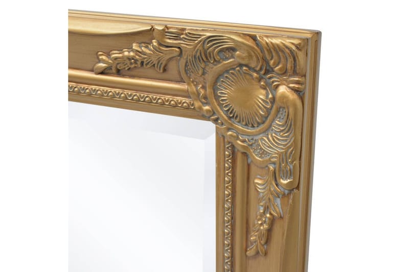 Väggspegel i barockstil 100x50 cm guld - Guld - Inredning & dekor - Speglar - Väggspegel