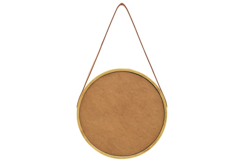 Väggspegel med rem 40 cm guld - Inredning & dekor - Speglar - Väggspegel
