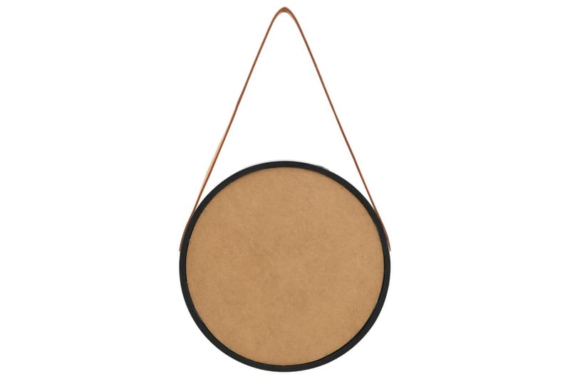 Väggspegel med rem 40 cm svart - Inredning & dekor - Speglar - Väggspegel