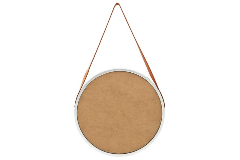 Väggspegel med rem 50 cm silver - Inredning & dekor - Speglar - Väggspegel