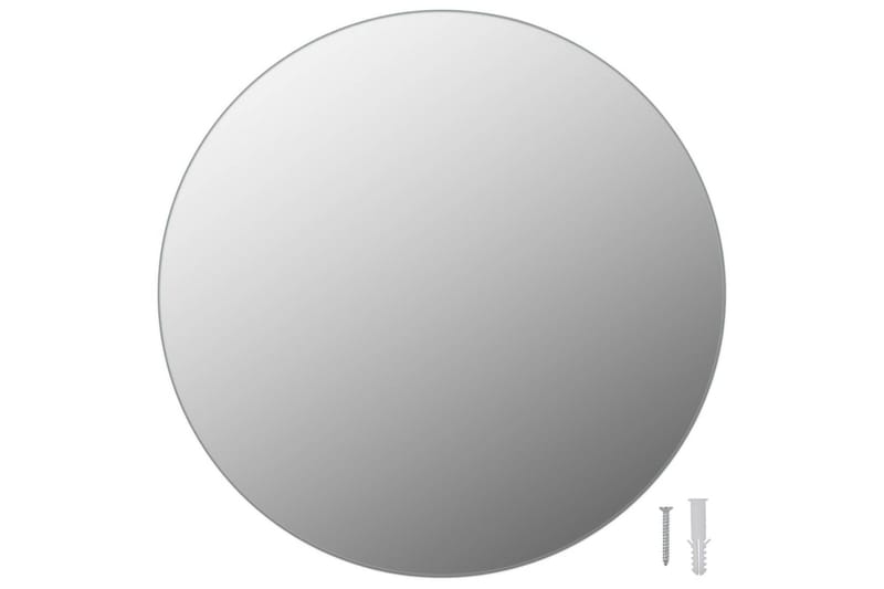 Väggspegel rund 40 cm glas - Silver - Inredning & dekor - Speglar - Väggspegel