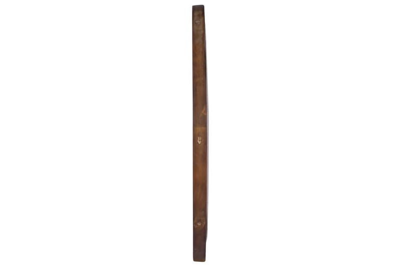 Väggspegel rund 60 cm teak - Brun - Inredning & dekor - Speglar - Väggspegel