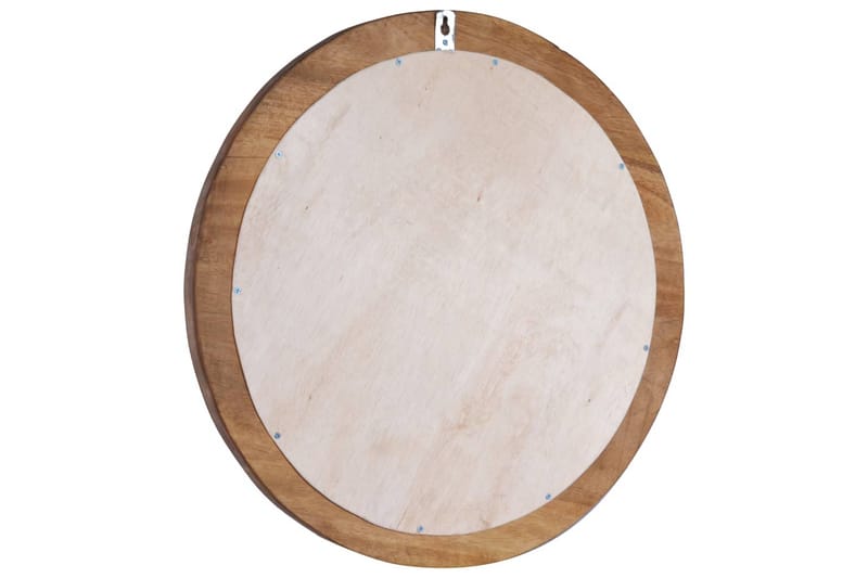 Väggspegel rund 60 cm teak - Brun - Inredning & dekor - Speglar - Väggspegel