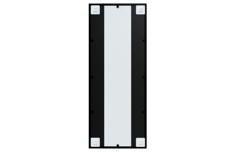 Väggspegel svart 100x40 cm metall - Svart - Inredning & dekor - Speglar - Väggspegel
