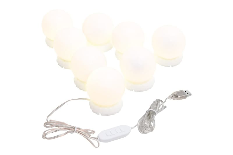 Väggspegel utan ram LED-belysning rund - Silver - Inredning & dekor - Speglar - Väggspegel