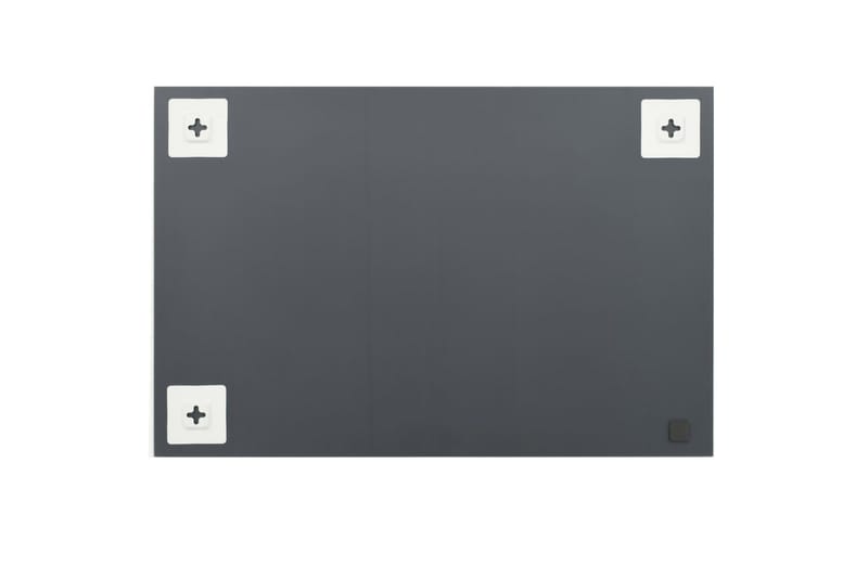 Väggspeglar 2 st 60x40 cm fyrkantig glas - Silver - Inredning & dekor - Speglar - Väggspegel