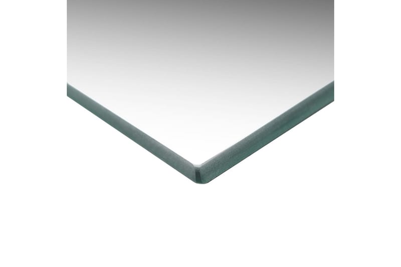 Väggspeglar 2 st 60x40 cm fyrkantig glas - Silver - Inredning & dekor - Speglar - Väggspegel