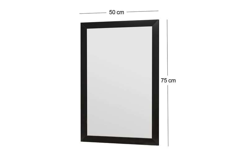 Vanomi Spegel 50 cm Rektangulär - Svart - Inredning & dekor - Speglar - Väggspegel