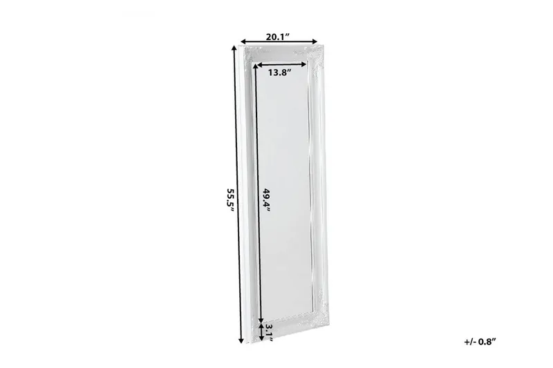 Vars Spegel 51 cm - Vit - Inredning & dekor - Speglar - Väggspegel