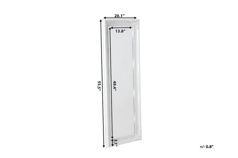 Vars Spegel 51 cm - Vit - Inredning & dekor - Speglar - Väggspegel