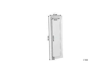 Vars Spegel 51 cm - Vit - Inredning & dekor - Speglar - Väggspegel