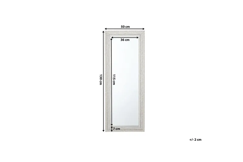 Vertou Spegel 50 cm - Beige - Inredning & dekor - Speglar - Väggspegel