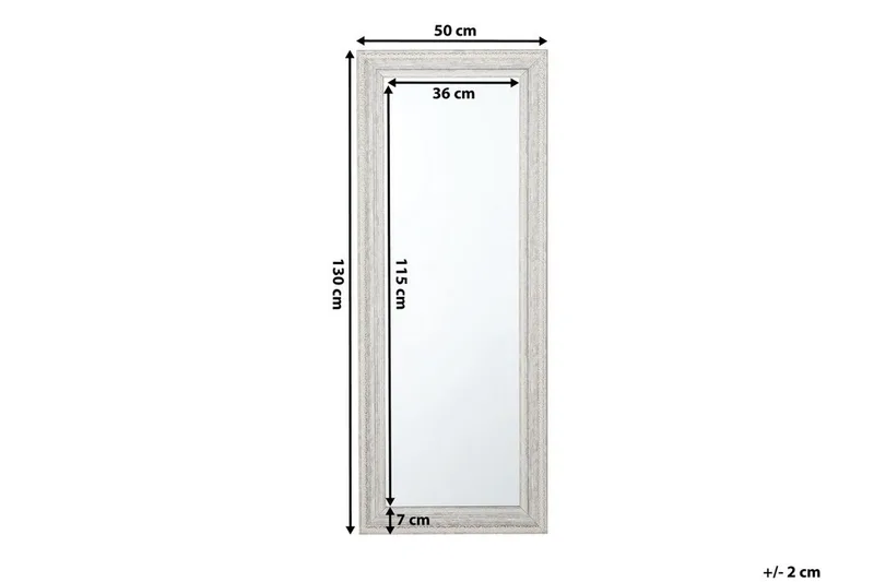 Vertou Spegel 50 cm - Beige - Inredning & dekor - Speglar - Väggspegel