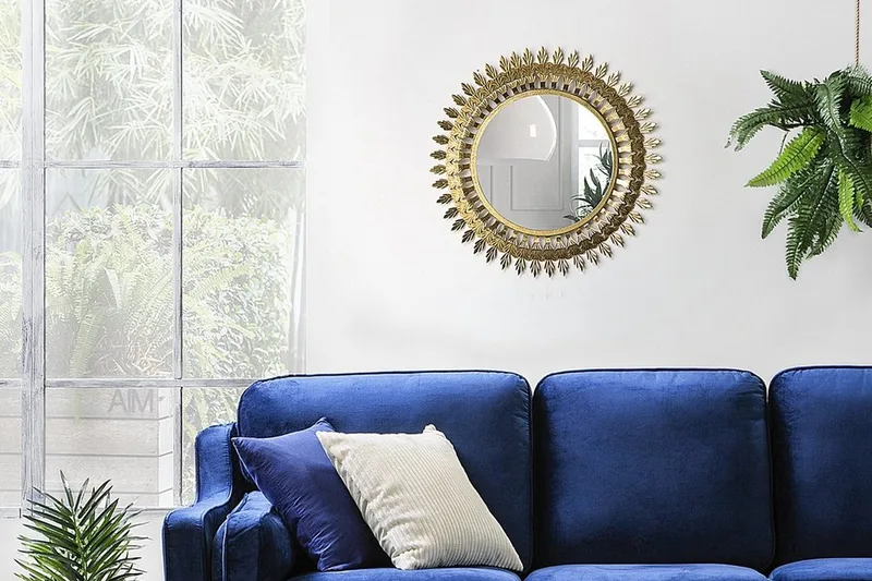 Vorey Spegel 60 cm, Guld