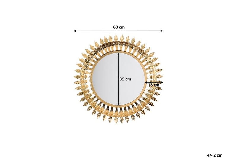VOREY Spegel 60 cm - Inredning & dekor - Speglar - Väggspegel