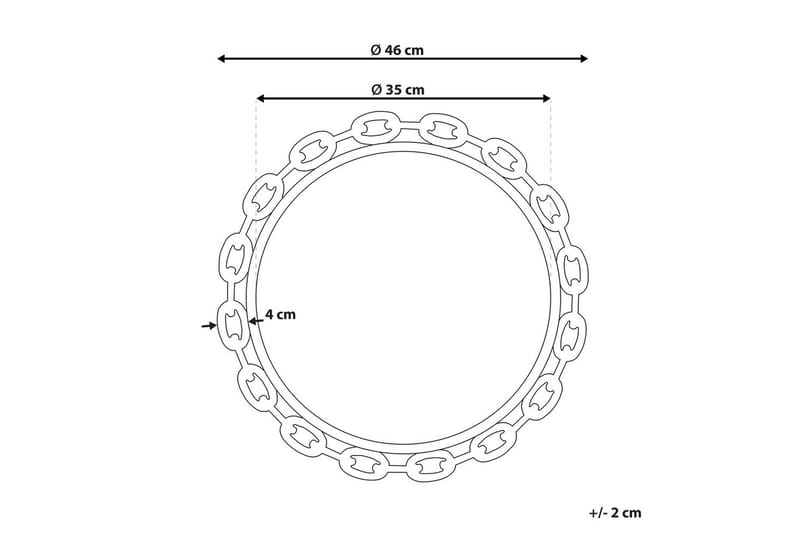 Väggspegel Yebra - Inredning & dekor - Speglar - Väggspegel