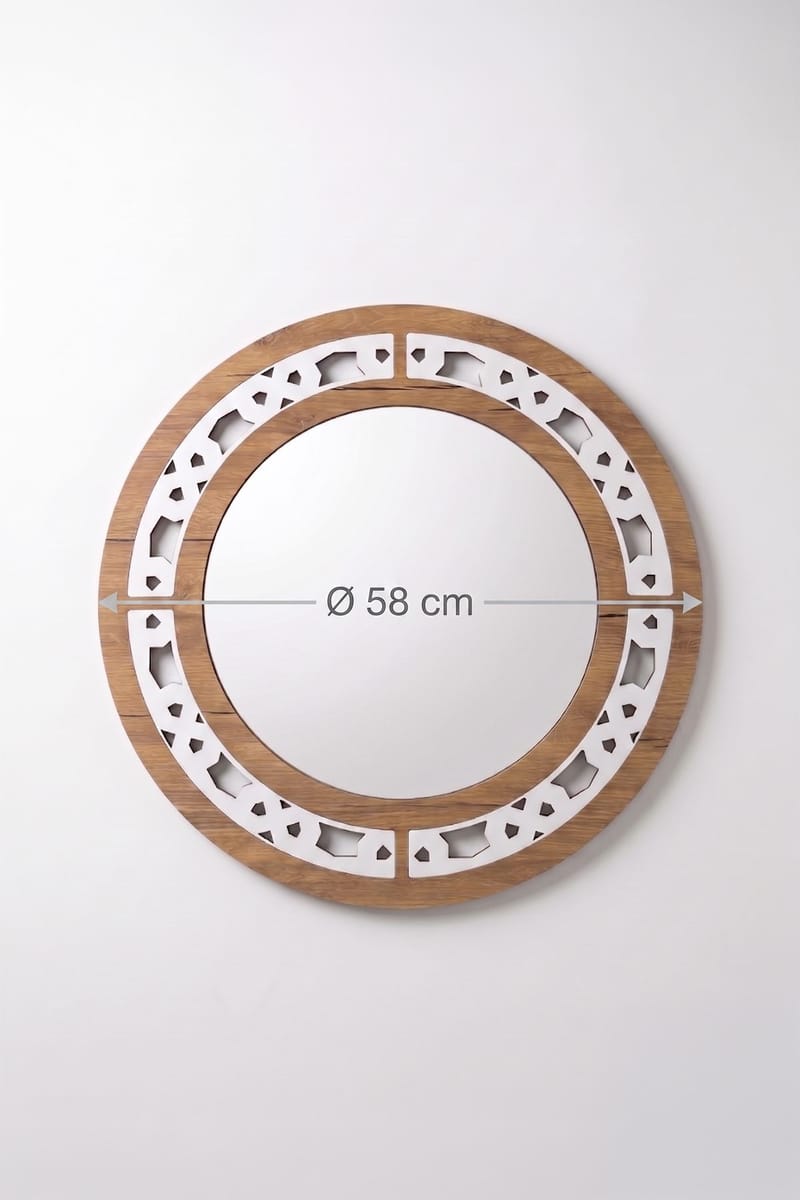 Zayra Väggspegel Rund 58 cm - Inredning & dekor - Speglar - Väggspegel