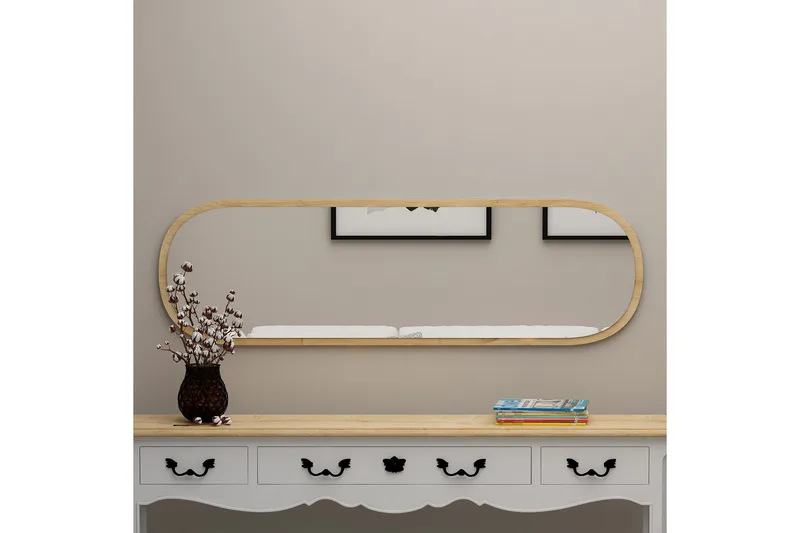 Zeos Spegel 40 cm Rektangulär - Trä/Natur - Inredning & dekor - Speglar - Väggspegel