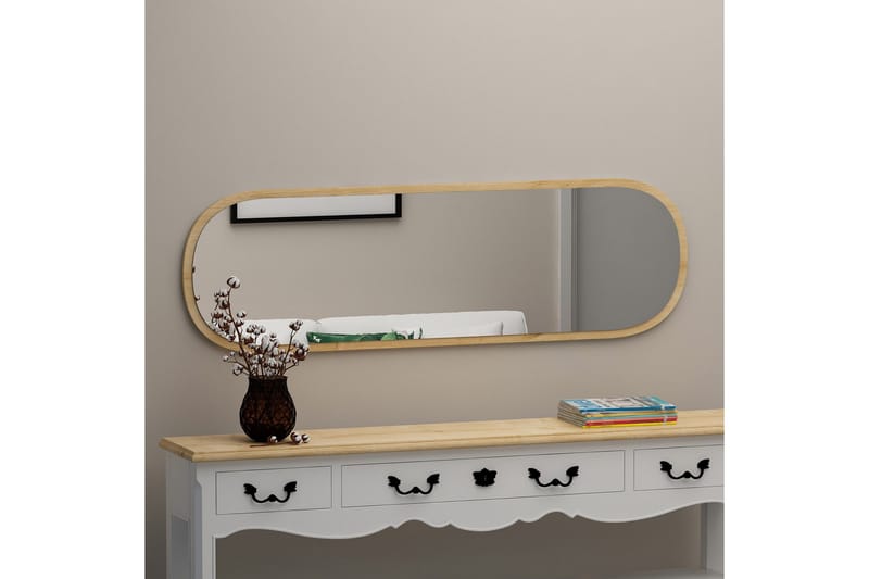 Zeos Spegel 40 cm Rektangulär - Trä/Natur - Inredning & dekor - Speglar - Väggspegel