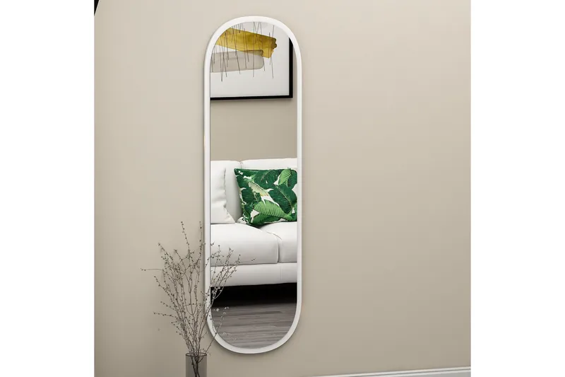 Zeos Spegel 40 cm Rektangulär - Vit - Inredning & dekor - Speglar - Väggspegel