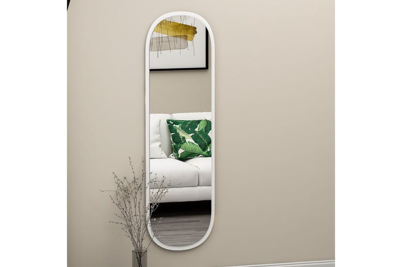 Zeos Spegel 40 cm Rektangulär - Vit - Inredning & dekor - Speglar - Väggspegel