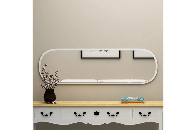 Zeos Spegel 40 cm Rektangulär - Vit - Inredning & dekor - Speglar - Väggspegel