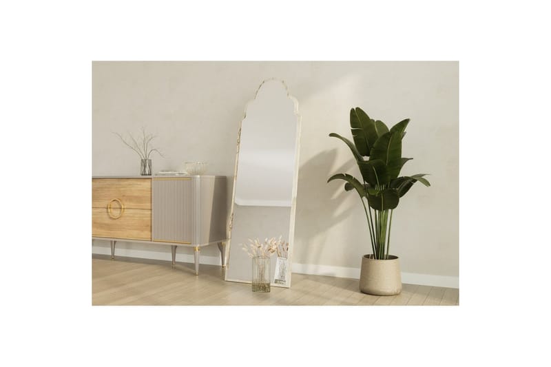 Vetra Golvspegel 50x160 cm - Vit - Inredning & dekor - Speglar - Helkroppsspegel