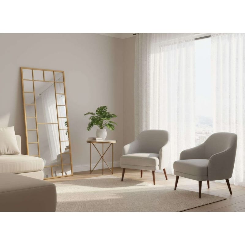 Vornas Golvspegel 80x180 cm - Guld - Inredning & dekor - Speglar - Helkroppsspegel