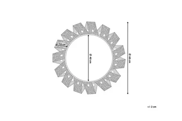 Zatz Spegel Rund 60 cm - Vit - Inredning & dekor - Speglar - Väggspegel