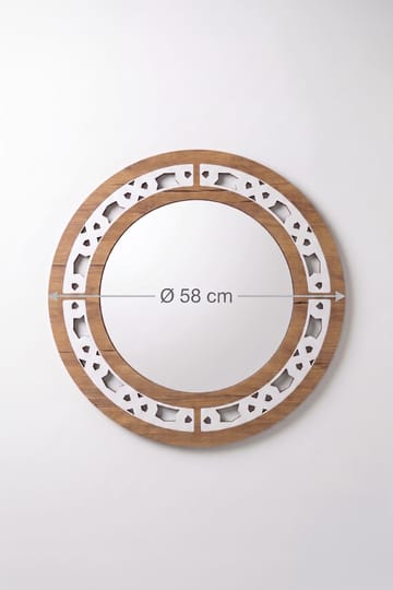 Zayra Väggspegel Rund 58 cm - Inredning & dekor - Speglar - Väggspegel