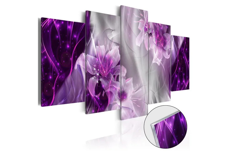 Tavla På Akryl Purple Utopia 100x50, Artgeist sp. z o. o.