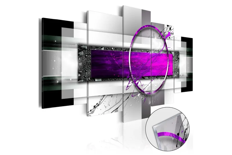 Tavla På Akryl Violet Rim 100x50 - Artgeist sp. z o. o. - Inredning & dekor - Tavlor & konst