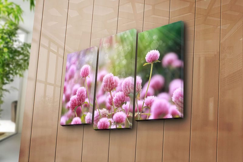Canvastavla 3-pack Flerfärgad - 20x39 cm - Inredning & dekor - Tavlor & konst - Canvastavla
