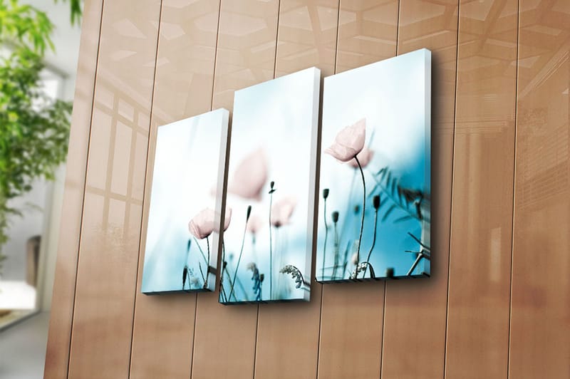 CANVASTAVLA 3-pack Flerfärgad 20x39 cm - Inredning & dekor - Tavlor & konst - Canvastavla