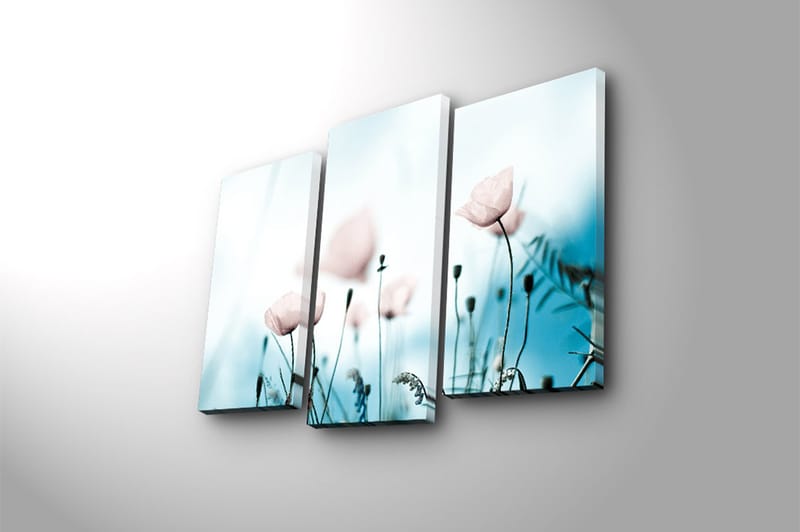CANVASTAVLA 3-pack Flerfärgad 20x39 cm - Inredning & dekor - Tavlor & konst - Canvastavla