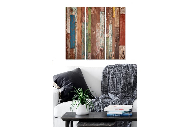 CANVASTAVLA 3-pack Flerfärgad 20x50 cm - Inredning & dekor - Tavlor & konst - Canvastavla