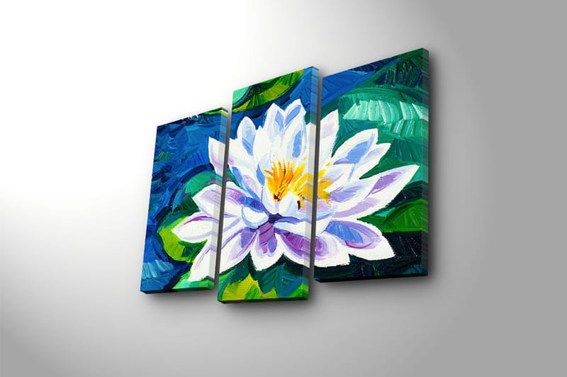 CANVASTAVLA 3-pack Flerfärgad 20x39 cm - Inredning & dekor - Tavlor & konst - Canvastavla