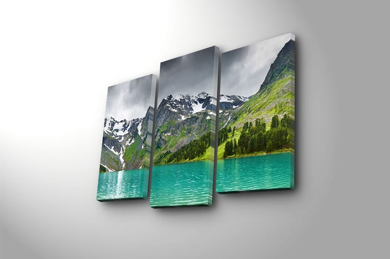 CANVASTAVLA 3-pack Flerfärgad 20x39 cm - Inredning & dekor - Tavlor & konst - Canvastavla