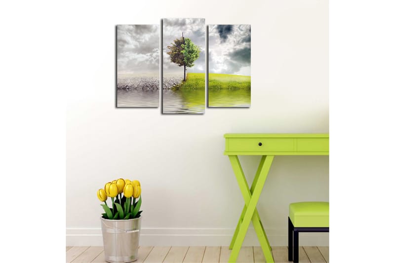 CANVASTAVLA 3-pack Flerfärgad 20x39 cm - Inredning & dekor - Tavlor & konst - Canvastavla
