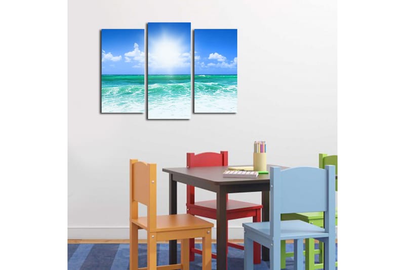 CANVASTAVLA 3-pack Flerfärgad 20x39 cm - Inredning & dekor - Tavlor & konst - Canvastavla