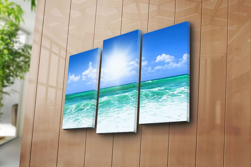 CANVASTAVLA 3-pack Flerfärgad 20x39 cm - Inredning & dekor - Tavlor & konst - Canvastavla