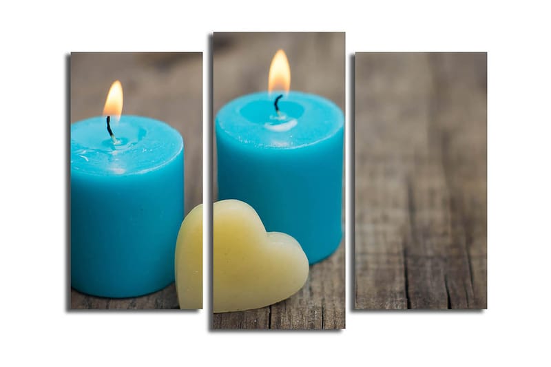 CANVASTAVLA 3-pack Flerfärgad 20x39 cm - Inredning & dekor - Tavlor & konst - Canvastavla