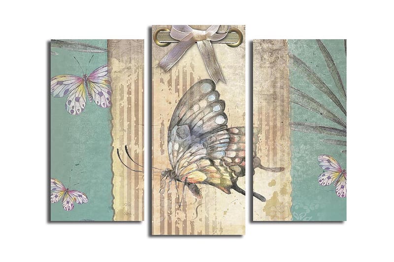 CANVASTAVLA 3-pack Flerfärgad 20x39 cm - Inredning & dekor - Tavlor & konst - Canvastavla