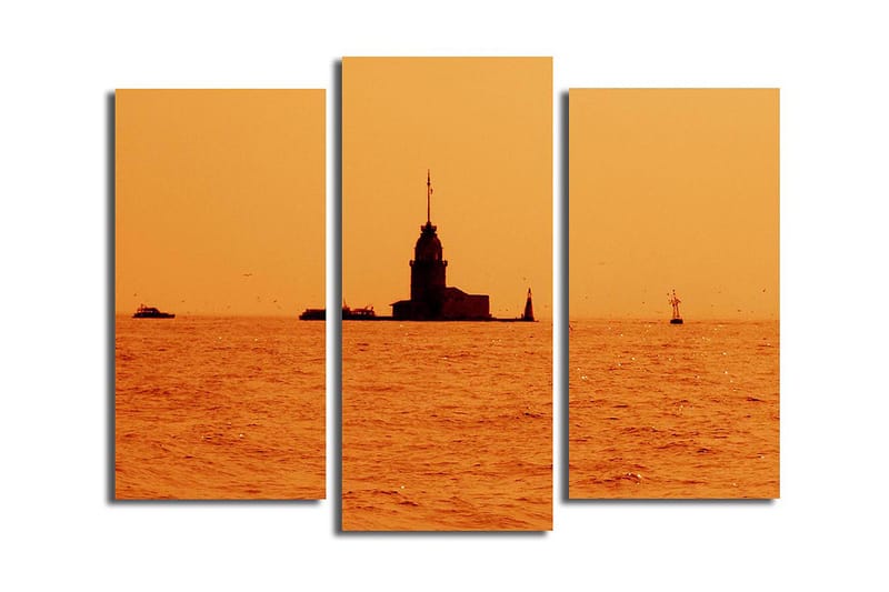 CANVASTAVLA 3-pack Flerfärgad 20x39 cm - Inredning & dekor - Tavlor & konst - Canvastavla