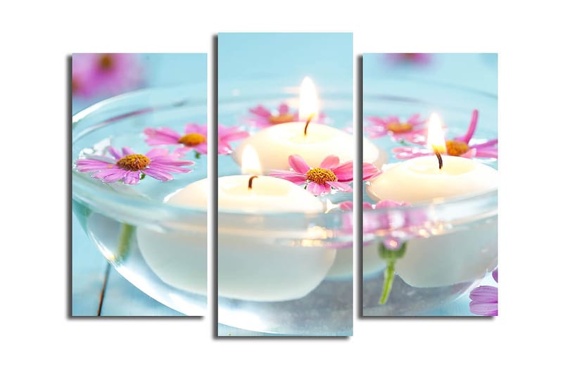 CANVASTAVLA 3-pack Flerfärgad 20x39 cm - Inredning & dekor - Tavlor & konst - Canvastavla