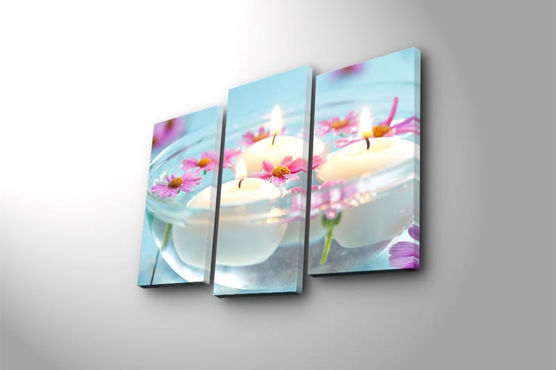 CANVASTAVLA 3-pack Flerfärgad 20x39 cm - Inredning & dekor - Tavlor & konst - Canvastavla