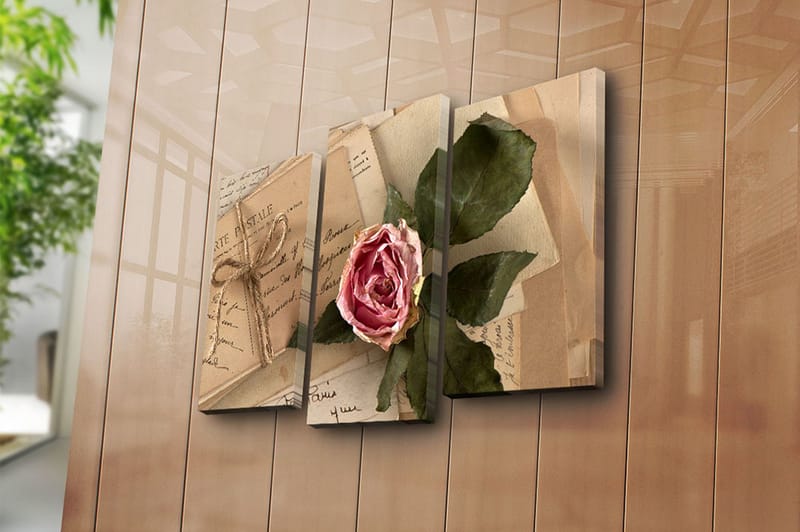 CANVASTAVLA 3-pack Flerfärgad 20x39 cm - Inredning & dekor - Tavlor & konst - Canvastavla
