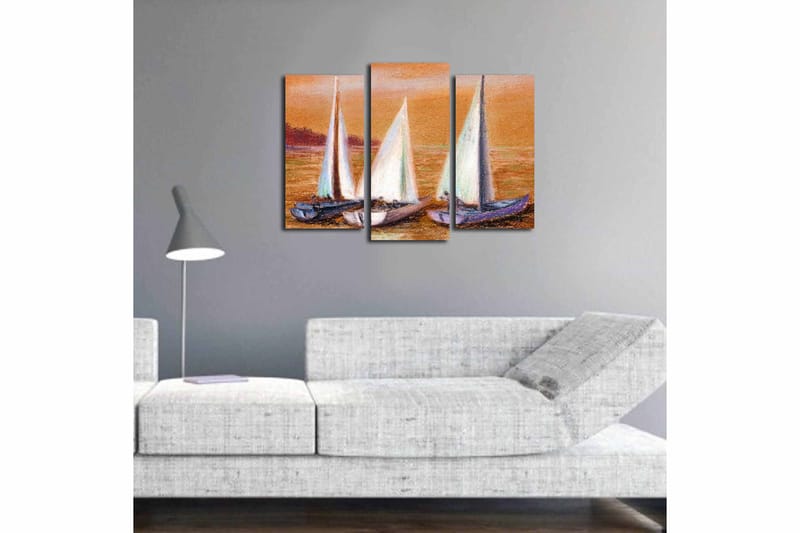 CANVASTAVLA 3-pack Flerfärgad 20x39 cm - Inredning & dekor - Tavlor & konst - Canvastavla
