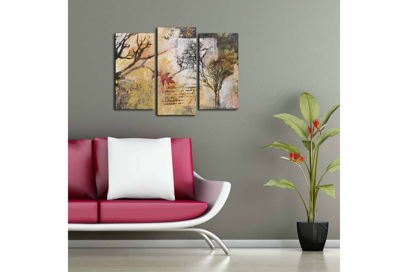 CANVASTAVLA 3-pack Flerfärgad 20x39 cm - Inredning & dekor - Tavlor & konst - Canvastavla